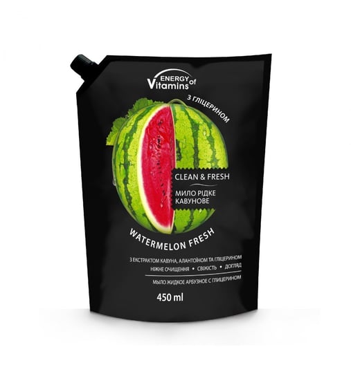 Energy Of Vitamins, Mydło w płynie Watermelon Fresh, 450 ml ENERGY OF VITAMINS
