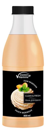 Energy Of Vitamins Pianka Do Kąpieli Peach Meringue, 800 ml ENERGY OF VITAMINS