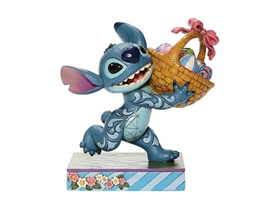 Enesco Disney Traditions Figurka Lilo i Stich „Bizarre Bunny”, niebieska, wysokość 14,5 cm, szerokość 9,5 cm, głębokość 14 cm Inna marka
