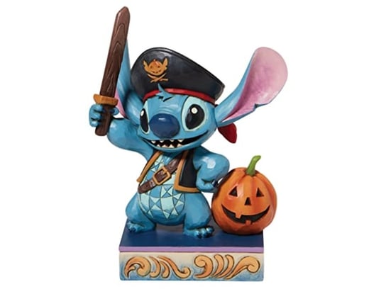 Enesco Disney Traditions Figurka piracka Stitch brązowa 6008987, 6,2 cala Inna marka