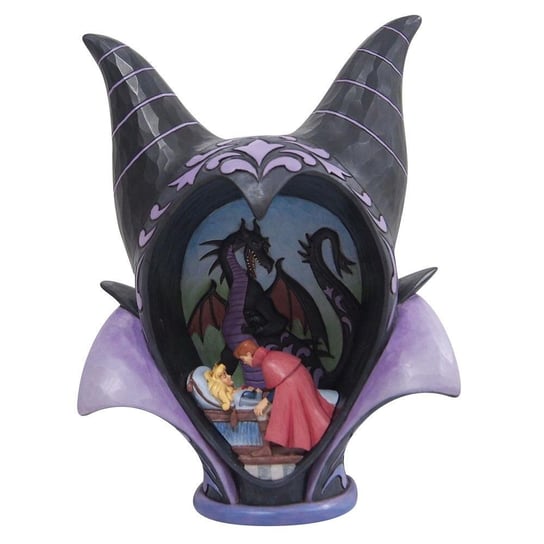 Enesco Disney Traditions Maleficent Headdress Scene Figurka Standard Black 6008996 Enesco