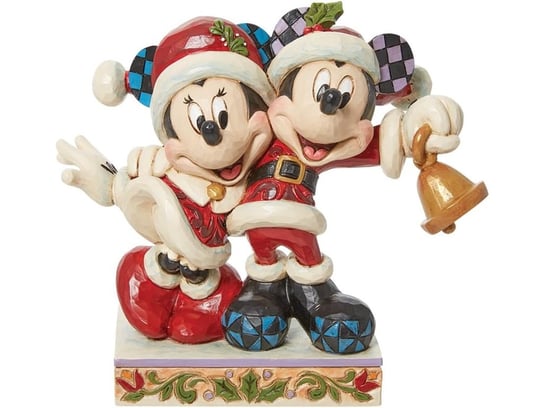 Enesco Jim Shore Disney Tradycje Mickey I Minnie Figurka Świętego Mikołaja 6,69" Inna marka