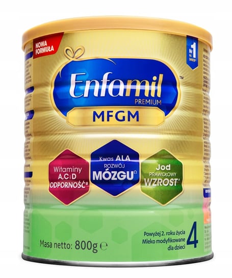 Enfamil 4 MFGM, Mleko modyfikowane od 2 lat, 800g Enfamil