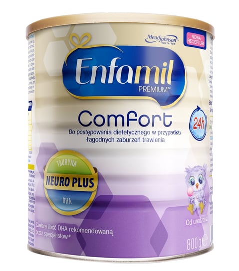 Enfamil Premium, Comfort, Preparat do początkowego żywienia niemowląt, 800 g Enfamil