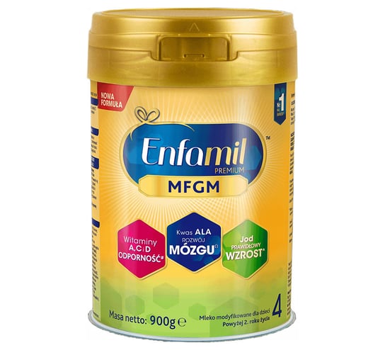 Enfamil Premium MFGM 4 mleko modyfikowane dla dzieci po 2. roku  życia Enfamil