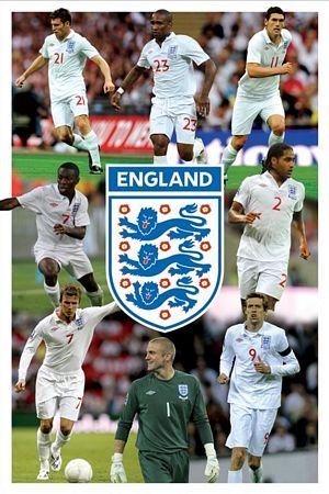 England F.A (8 Player Montage) - plakat 61x91,5 cm England