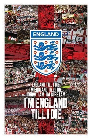 England F.A (England Till I Die) - plakat 61x91,5 cm England