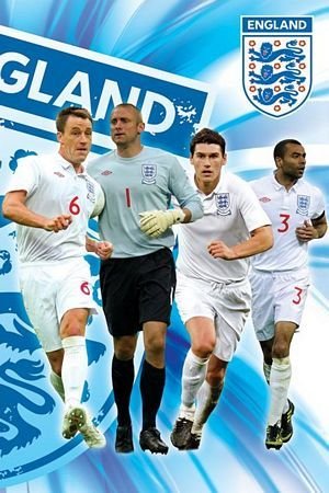 England F.A (Side 2/2 - Terry, Green, Barry  Cole) - plakat 61x91,5 cm England