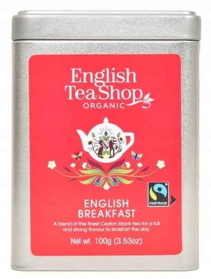 English Breakfast – Ekologiczna Herbata Sypana 100g Fairtrade English Tea Shop