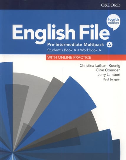 English File 4E Pre-Intermediate Multipack A +Online practice Latham-Koenig Christina, Oxenden Clive, Lambert Jerry