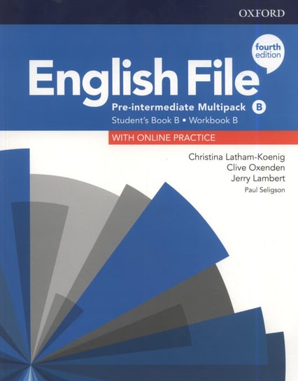 English File 4E Pre-Intermediate Multipack B +Online practice Latham-Koenig Christina, Oxenden Clive, Lambert Jerry