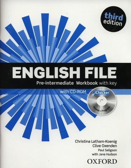 English File Pre-Intermediate. Workbook with key + CD Latham-Koenig Christina, Oxenden Clive, Seligson Paul, Hudson Jane