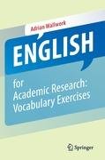 English for Academic Research: Vocabulary Exercises Wallwork Adrian