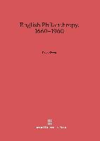 English Philanthropy, 1660-1960 Owen David