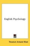 English Psychology Ribot Theodule Armand