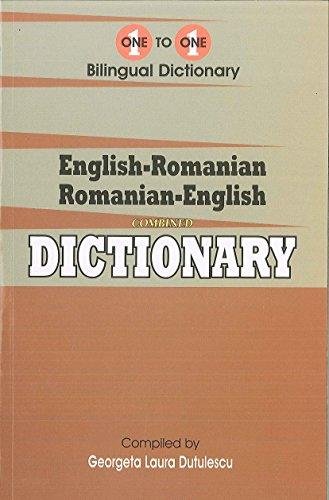 English-Romanian & Romanian-English One-to-One Dictionary Ibs Books