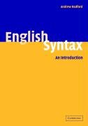 English Syntax Radford Andrew