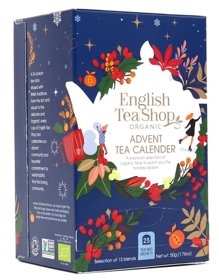 English Tea Shop Kalendarz adwentowy Advent Calendar 25 saszetek English Tea Shop