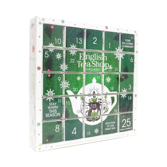 English Tea Shop Kalendarz adwentowy Green Puzzle 25 piramidek English Tea Shop