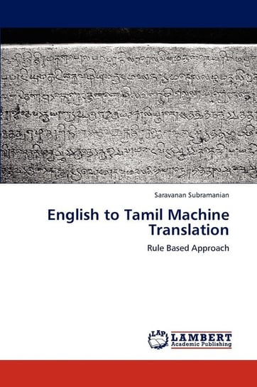 English to Tamil Machine Translation Subramanian Saravanan