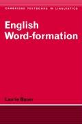 English Word-Formation Bauer Laurie