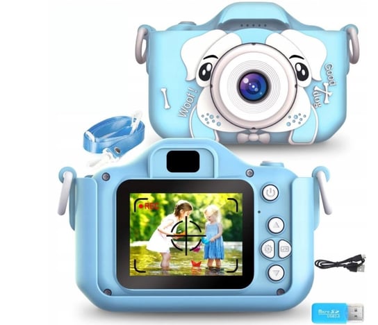 eNitro, cyfrowy aparat dla dzieci Buldog Mpx Niebieski Frahs