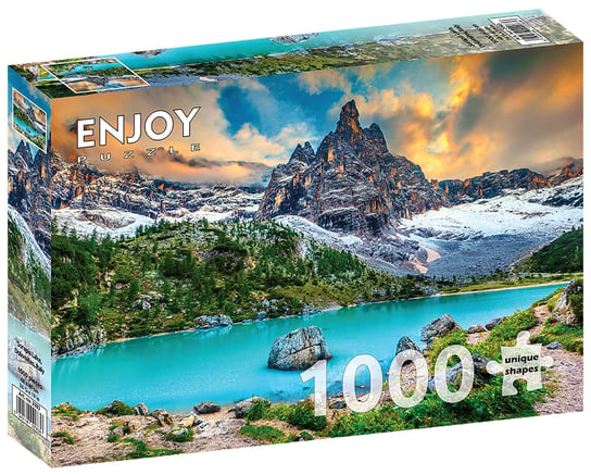 Enjoy, Puzzle - Jezioro Sorapis / Dolomity / Włochy, 1000 el. Enjoy