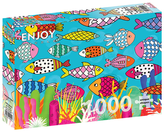 Enjoy, Puzzle - Kolorowe ryby, 1000 el. Enjoy