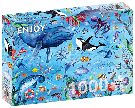 Enjoy, Puzzle - Podwodny świat, 1000 el. Enjoy