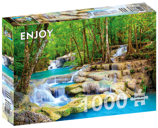Enjoy, Puzzle - Wodospady Erawan / Tajlandia, 1000 el. Enjoy