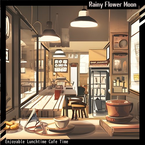 Enjoyable Lunchtime Cafe Time Rainy Flower Moon