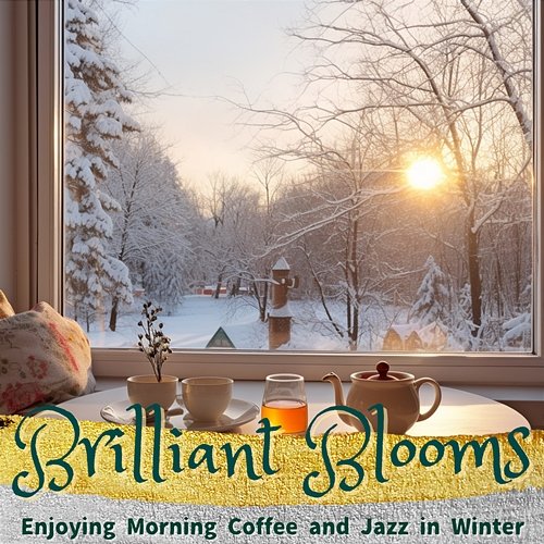 Enjoying Morning Coffee and Jazz in Winter Brilliant Blooms