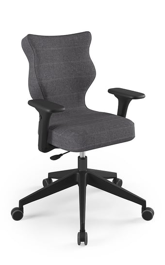 Entelo, Krzesło obrotowe Nero Palladium 01 rozmiar 6 (wzrost 159-188 cm) ENTELO