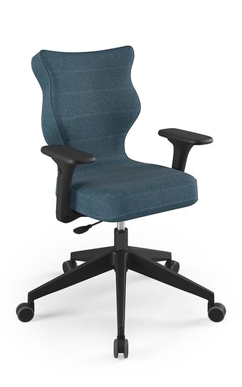 Entelo, Krzesło obrotowe Nero Palladium 05 rozmiar 6 (wzrost 159-188 cm) ENTELO