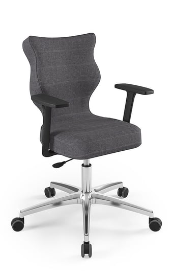 Entelo, Krzesło obrotowe Perto Plus poler Palladium 01 rozmiar 6 (wzrost 159-188 cm) ENTELO