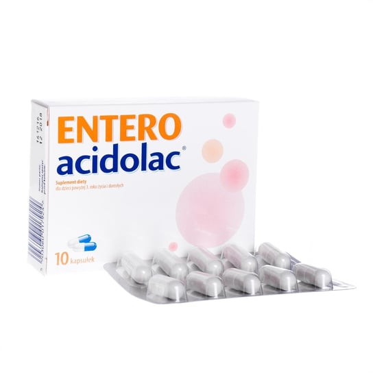 ENTERO acidolac, suplement diety, 10 kapsułek Acidolac