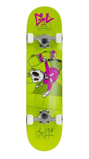 Enuff, Deskorolka, SKULLY COMPLETE Green 7.75" Enuff skateboards