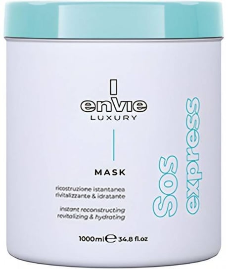 Envie Luxury Mask Sos Express, Maska Regenerująca Do Włosów Zniszczonych i Suchych 1000ml Inna marka