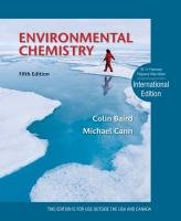 Environmental Chemistry Baird Colin, Cann Michael