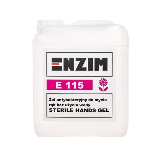 ENZIM E 115 Żel antybakteryjny do mycia rąk bez użycia wody STERILE HANDS GEL 5L ENZIM