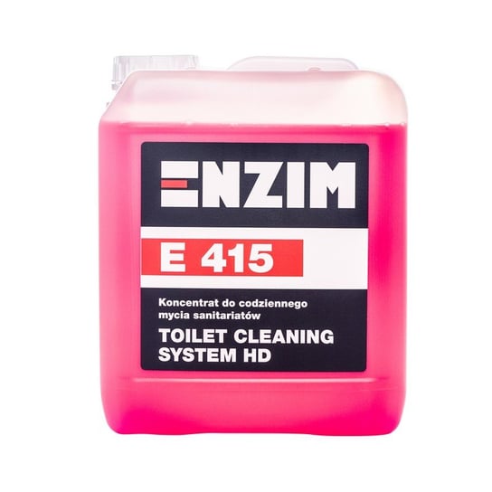 ENZIM E 415 Koncentrat do codziennego mycia sanitariatów TOILET CLEANING SYSTEM HD 5L Enzim