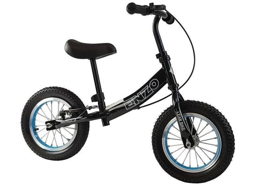 Enzo, rowerek biegowy, czarny Lean Toys