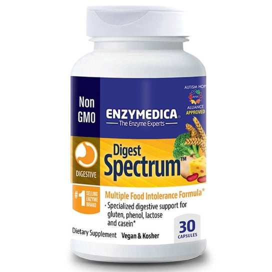 Enzymedica Digest Spectrum Suplementy diety, 30 kaps. Enzymedica