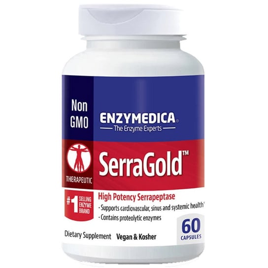 Enzymedica Serragold Suplementy diety, 60 kaps. Enzymedica