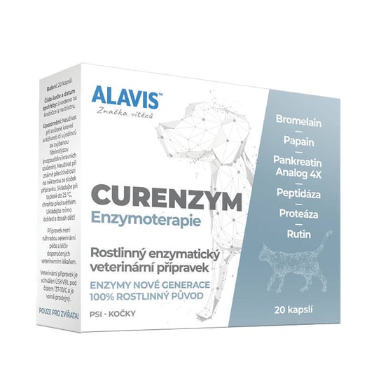 Enzymoterapia ALAVIS CURENZYM 20 tab Alavis