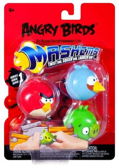 Epee, Angry Birds Mash'ems, figurki Czerwony ptak, Niebieski ptak i Świnia, 3-pack Epee
