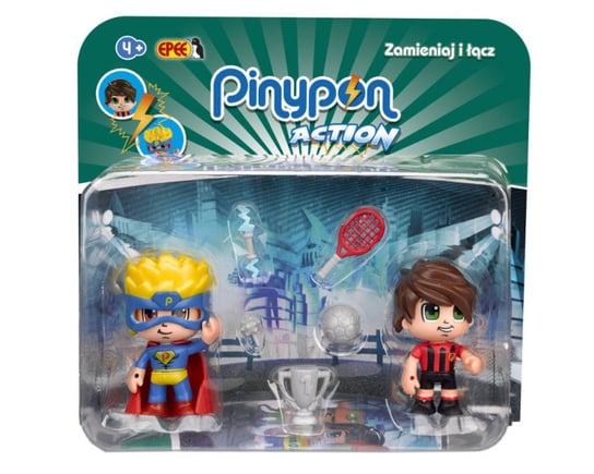 Epee, Figurki PinyPon Action 2pack Piłkarz Superbohater Pinypon