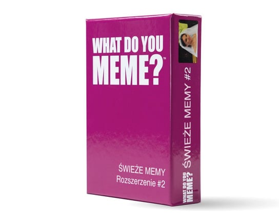 Epee, What Do You Meme, Gra planszowa Extra paka No 2 25 memów 90 kart What Do You Meme