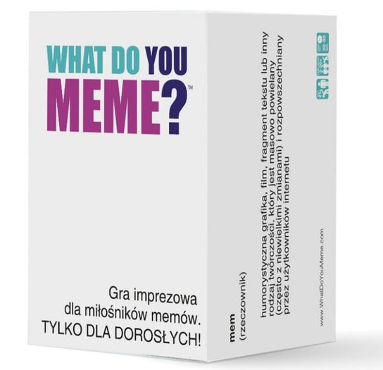 EPEE, What do you meme? Imprezowa gra dla dorosłych, polska wersja językowa Epee