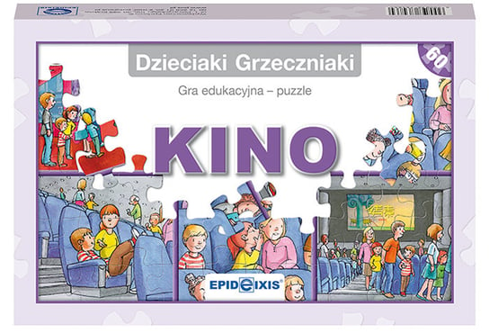 Epideixis, puzzle, Dzieciaki Grzeczniaki - gra edukacyjna, Kino, 60 el. Epideixis